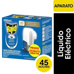 RAID APARATO ELECTRICO LIQUIDO + REPUESTO